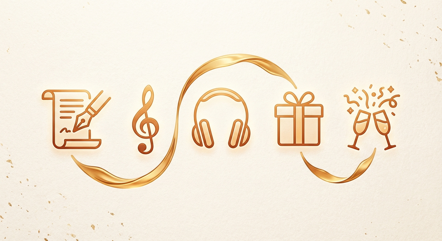 Cinco pasos desde tus historias hasta una canción terminada